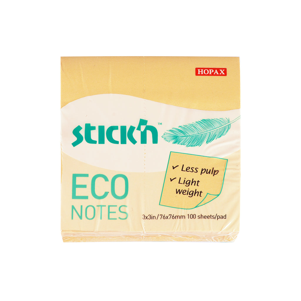 Stick'n Notisblock ECO 100 blad