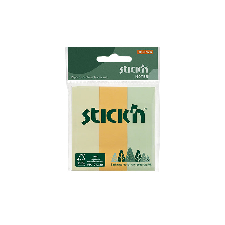 Stick'n Miljö Notisblock FSC Sorterad 3 Block