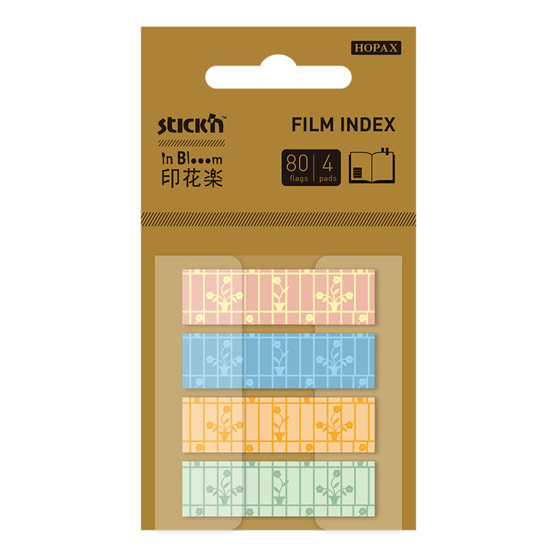 Stick'n In Bloom Indexflikar Blommor 4 × 20 blad