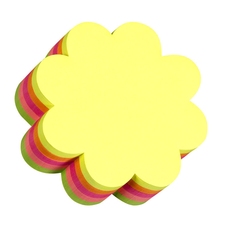 Stick'n Notiskub 67 × 67 250 blad Blomma Sorterat Neon