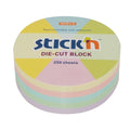 Stick'n Notiskub 67 × 67 250 blad Rund Sorterat Pastell