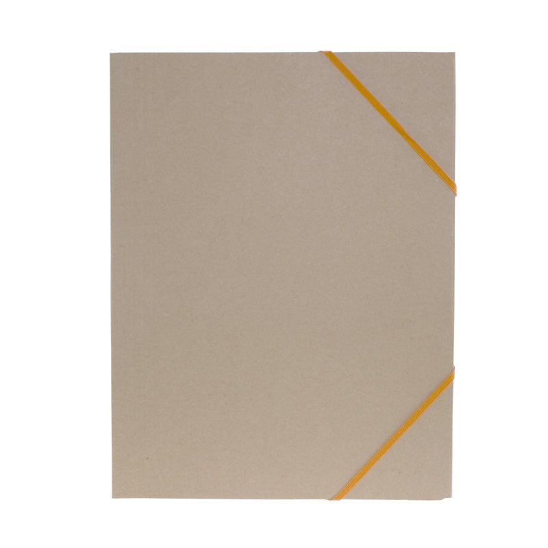 Gummisnoddsmapp Papp Natur – Orange – Standard