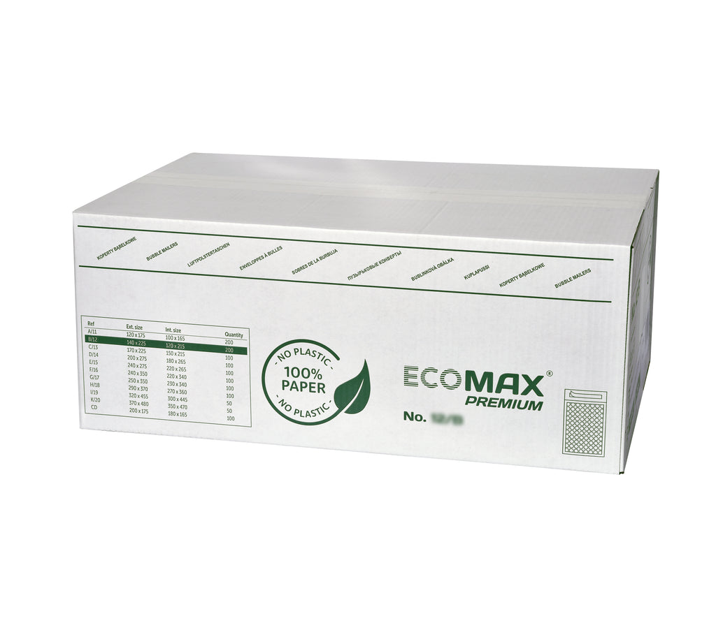 Grippie Vadderat Postkuvert Eco 12/B 120 × 215 200-pack Kraft