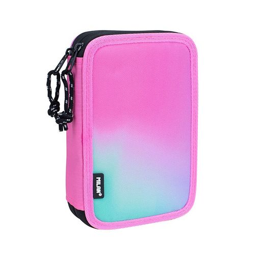 MILAN Fyllt Pennfodral Dubbel Sunset Pink