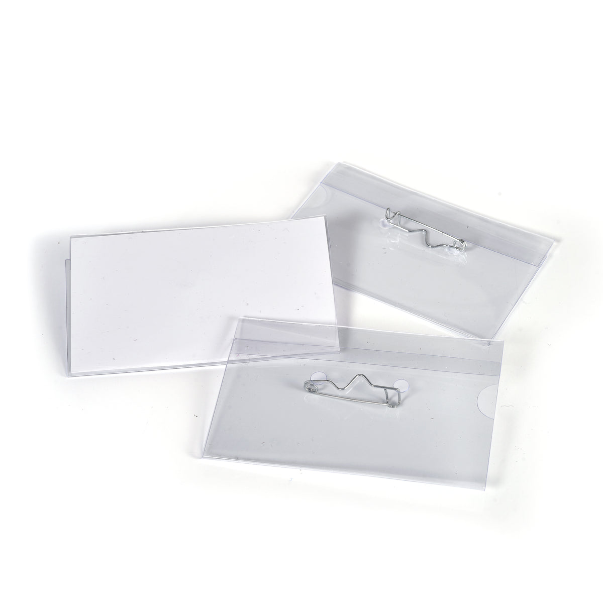 Namnskylt Nål – 90 × 50 mm – 50-pack