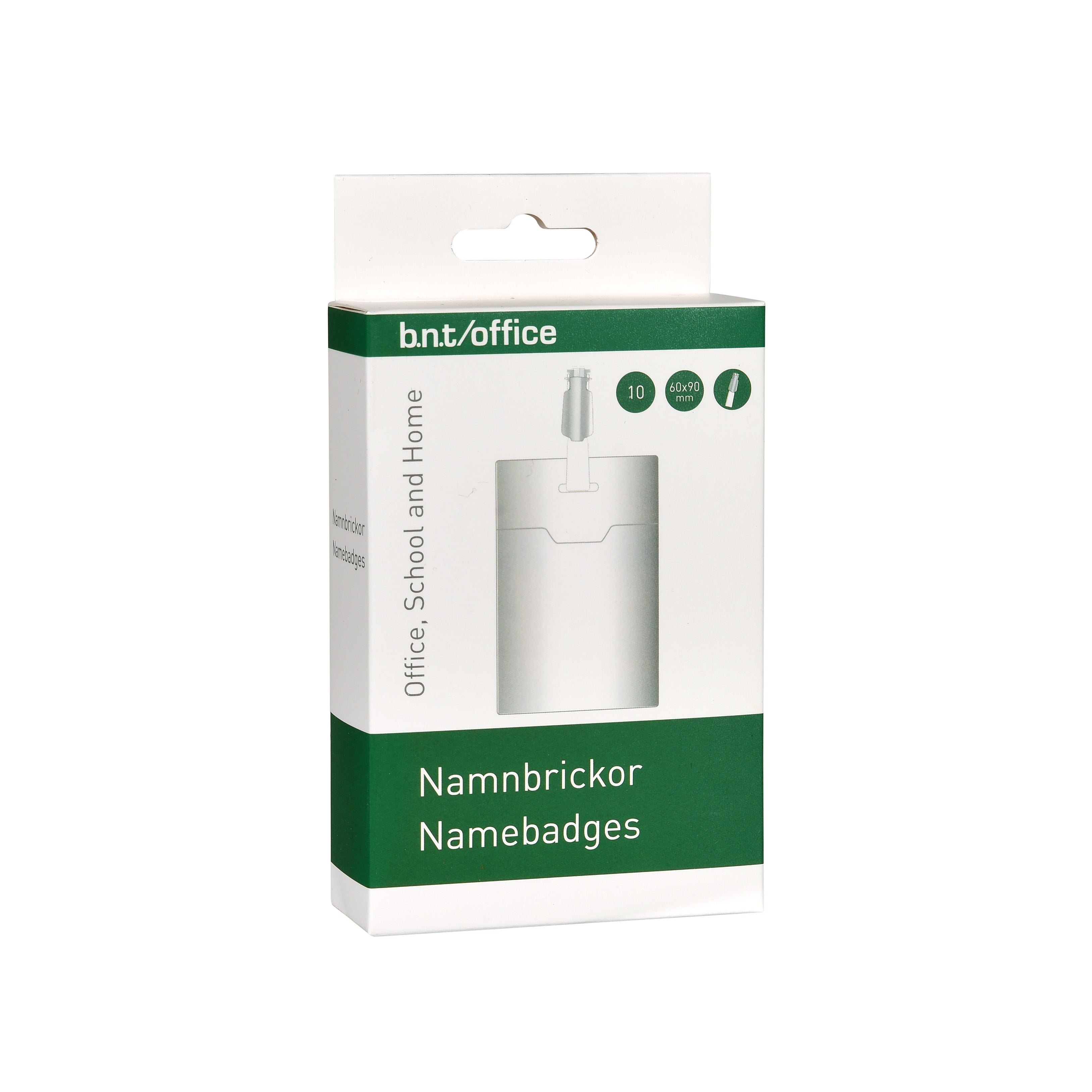 Namnskylt ID-Kort Mjuk 10-pack – 60 × 90 mm