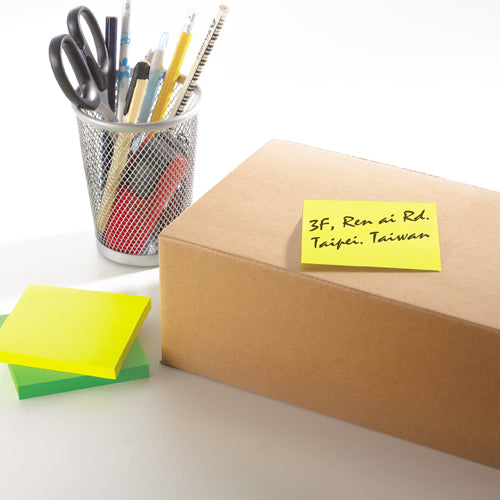 Stick'n Notisar Extra Sticky Neon Assorterad 4 färger – 76 × 127 mm – 6 × 90 ark