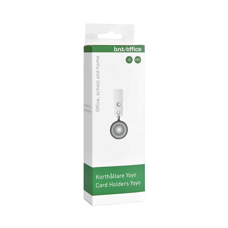 Korthållare Yoyo Svart 10-pack