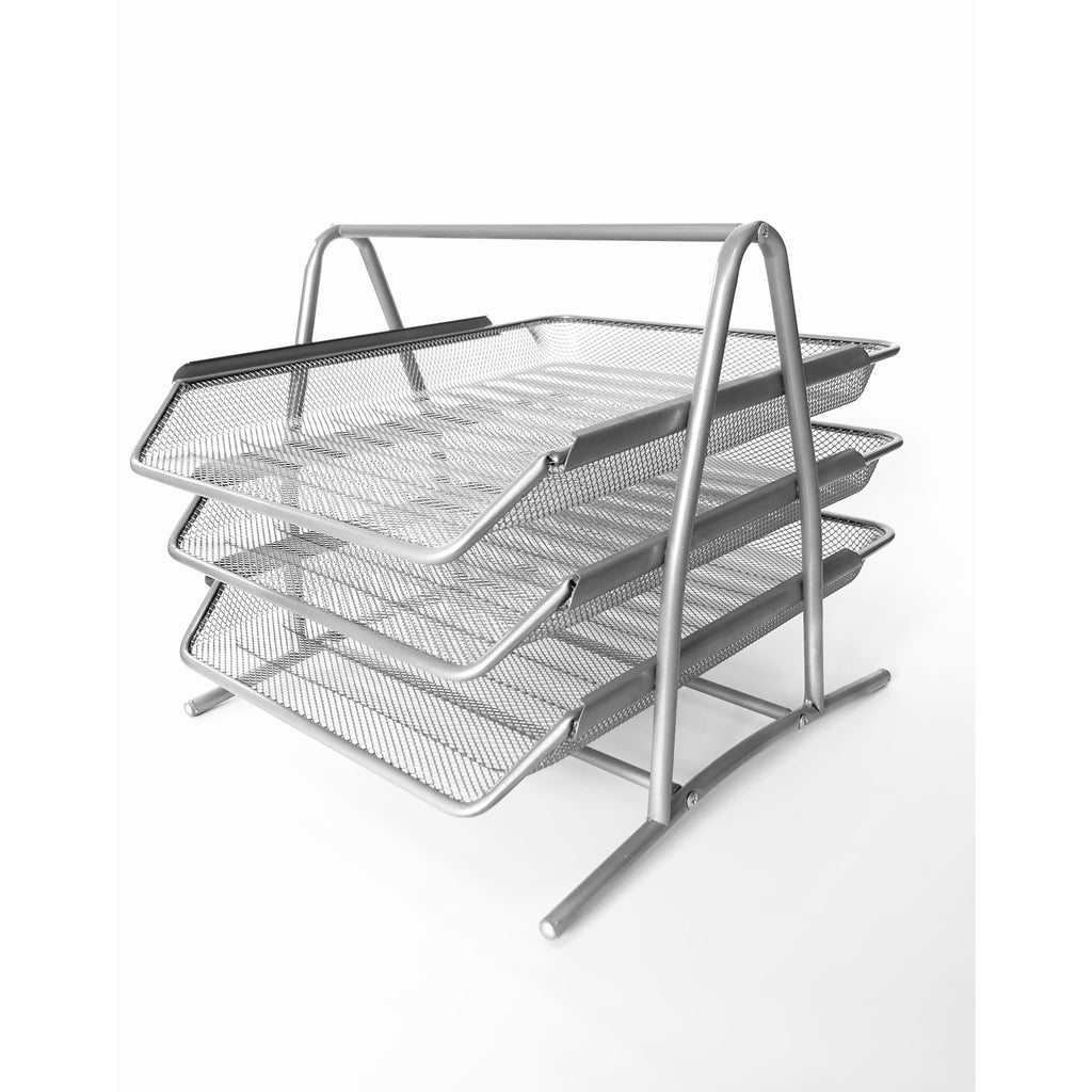 Brevkorg 3-fack – Silver