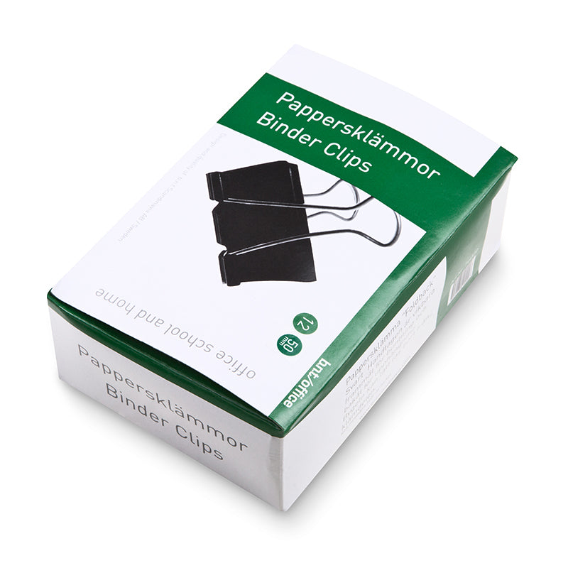 Pappersklämma 12-pack – 50 mm
