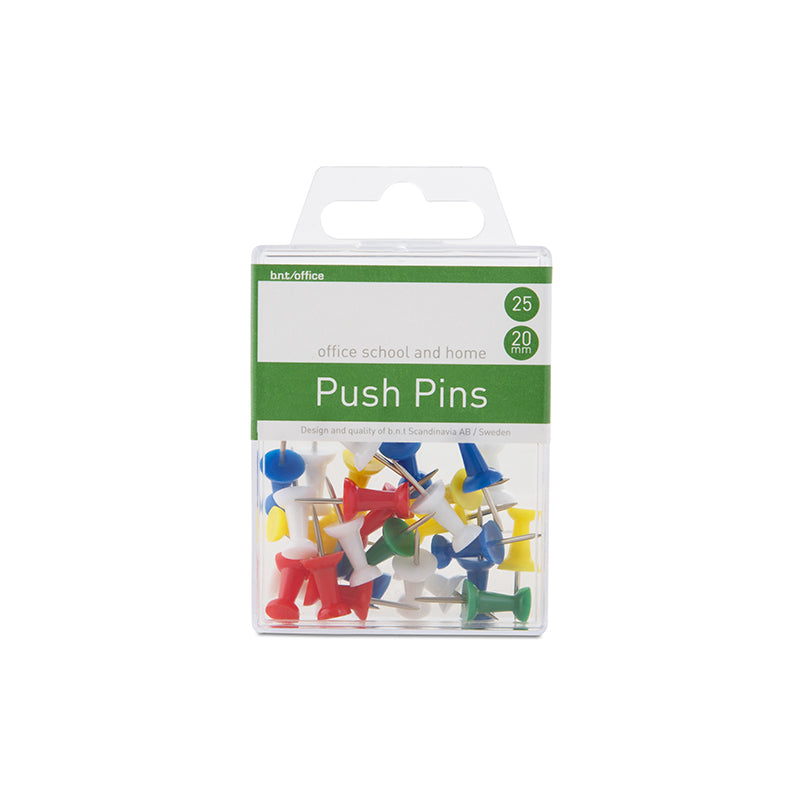 Push Pins – Sorterade färger – 25 st