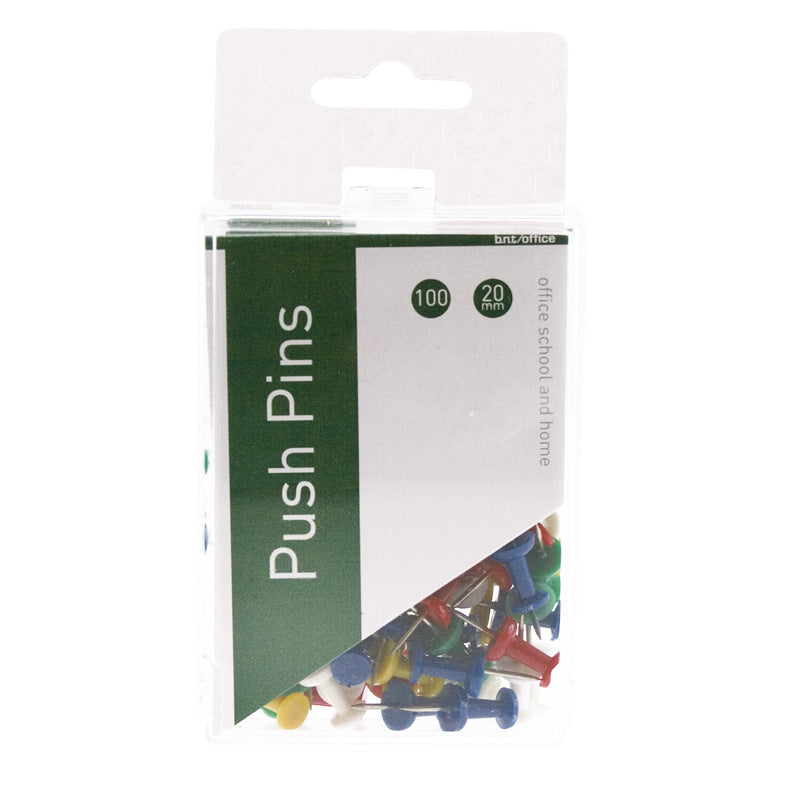 Push Pins – Sorterade färger – 100 st
