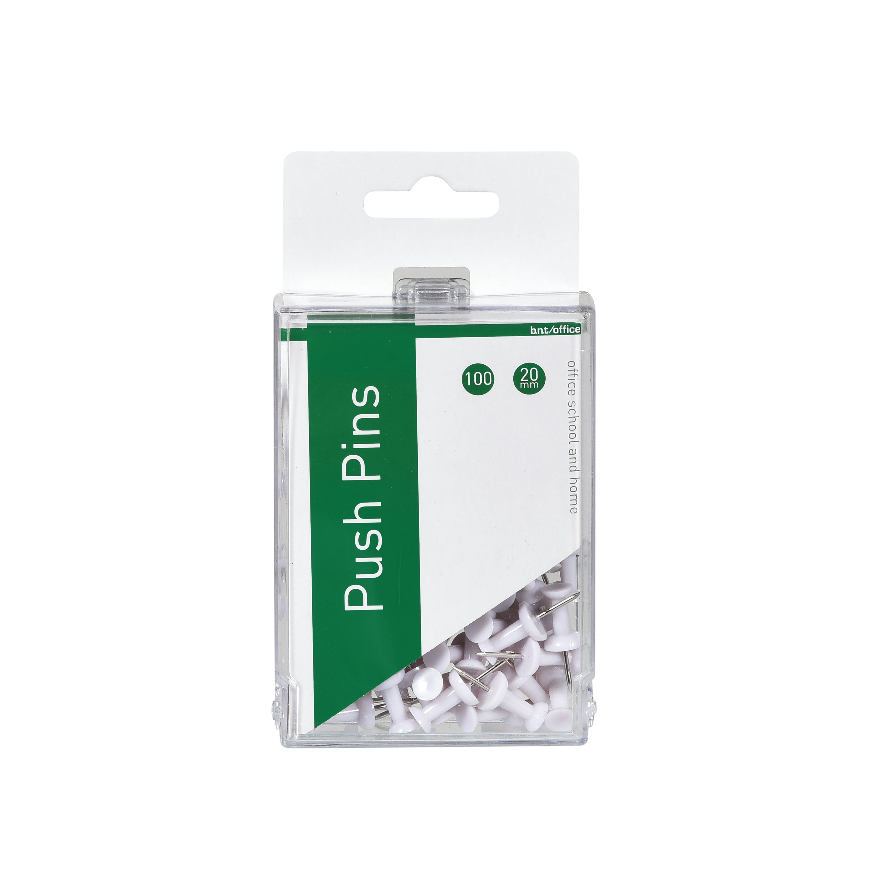 Push Pins – Vit – 100 st