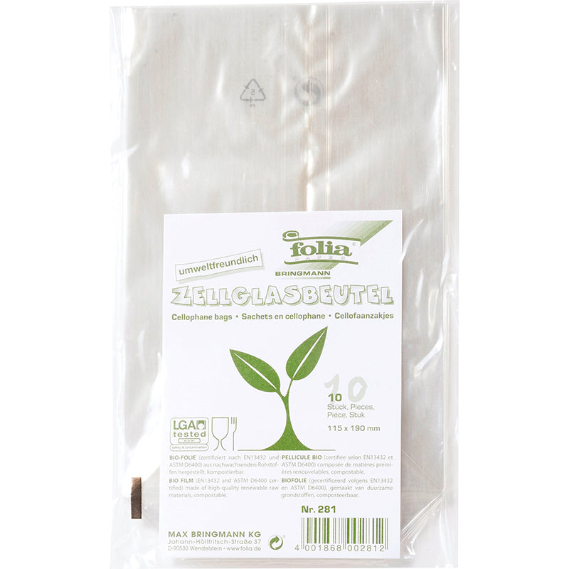 Folia Cellofanpåsar 10-pack