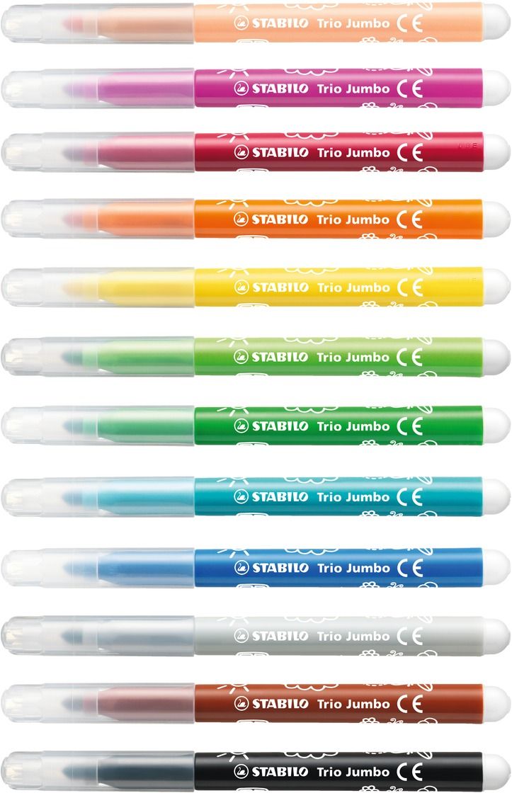 STABILO Trio Jumbo 12-pack