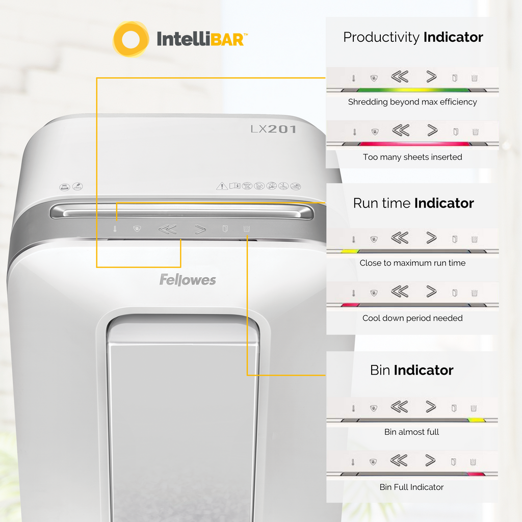Fellowes Dokumentförstörare LX201