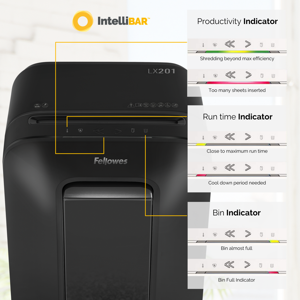 Fellowes Dokumentförstörare LX201