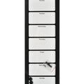 Veckoplaneringstavla med Engelsk Text Whiteboard 20 × 60 cm
