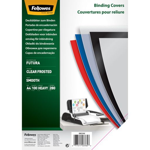Fellowes PVC Omslag A4 100 × 280M Frost