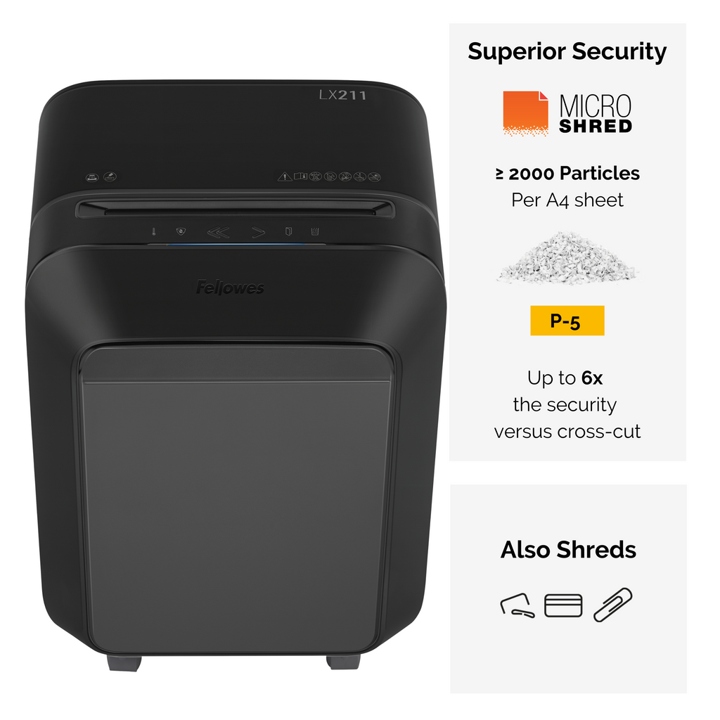 Fellowes Dokumentförstörare LX211