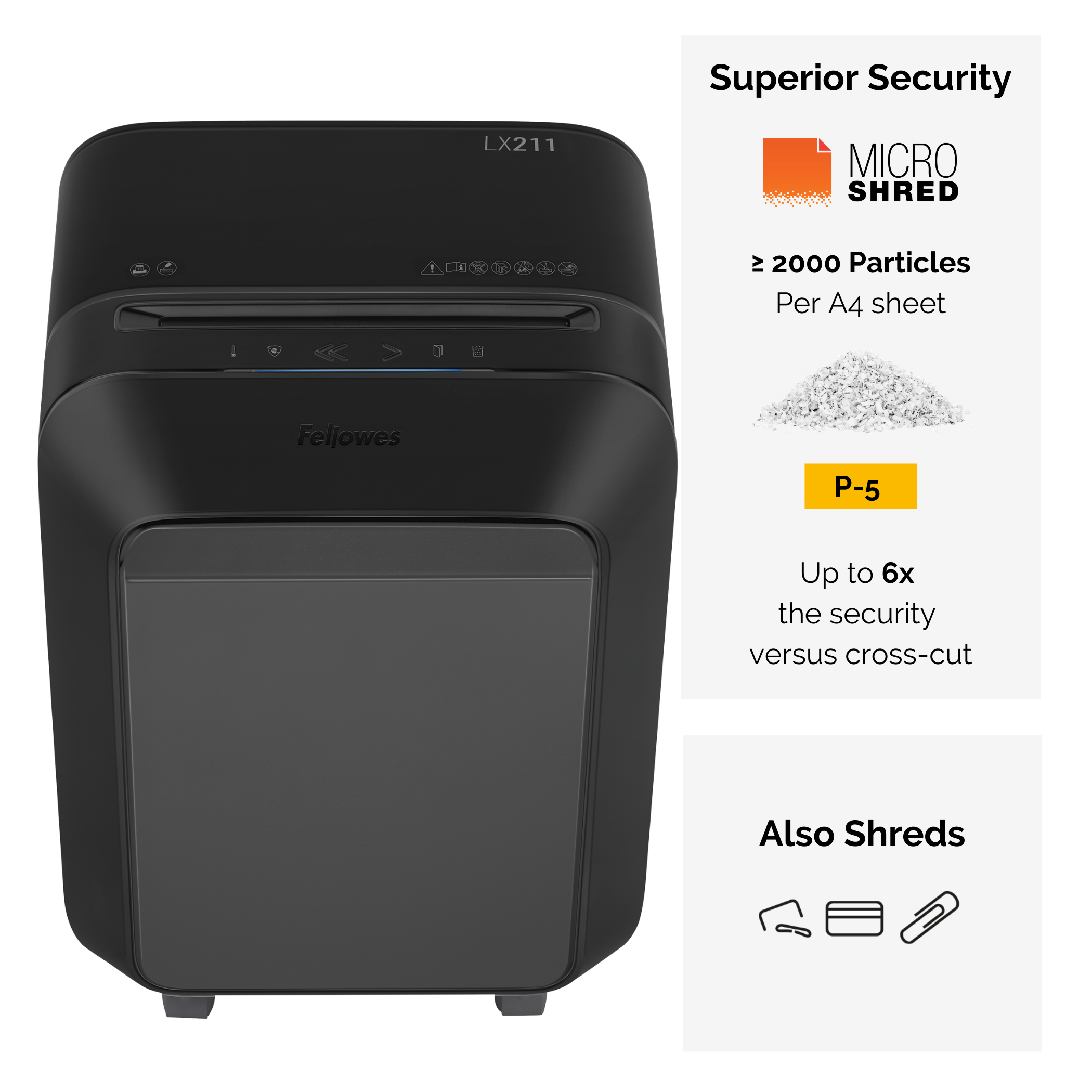 Fellowes Dokumentförstörare LX211