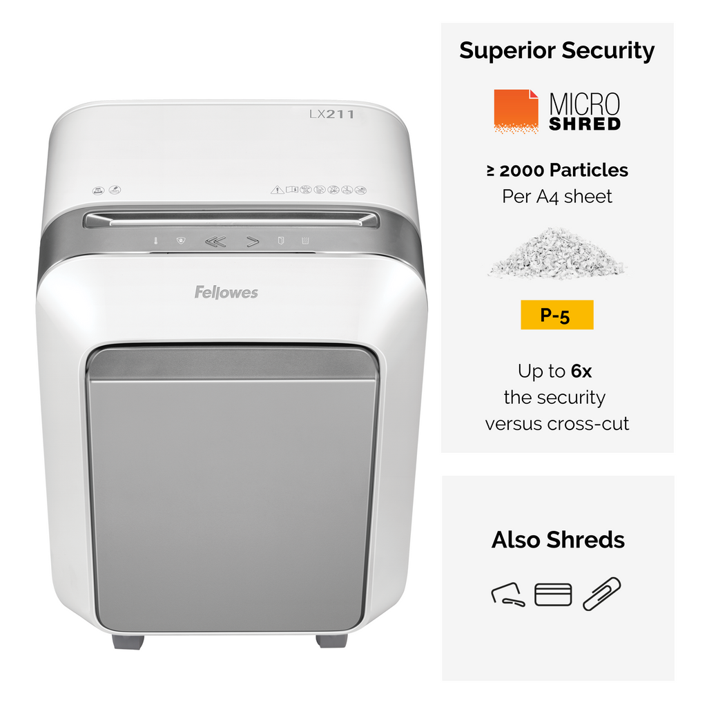 Fellowes Dokumentförstörare LX211