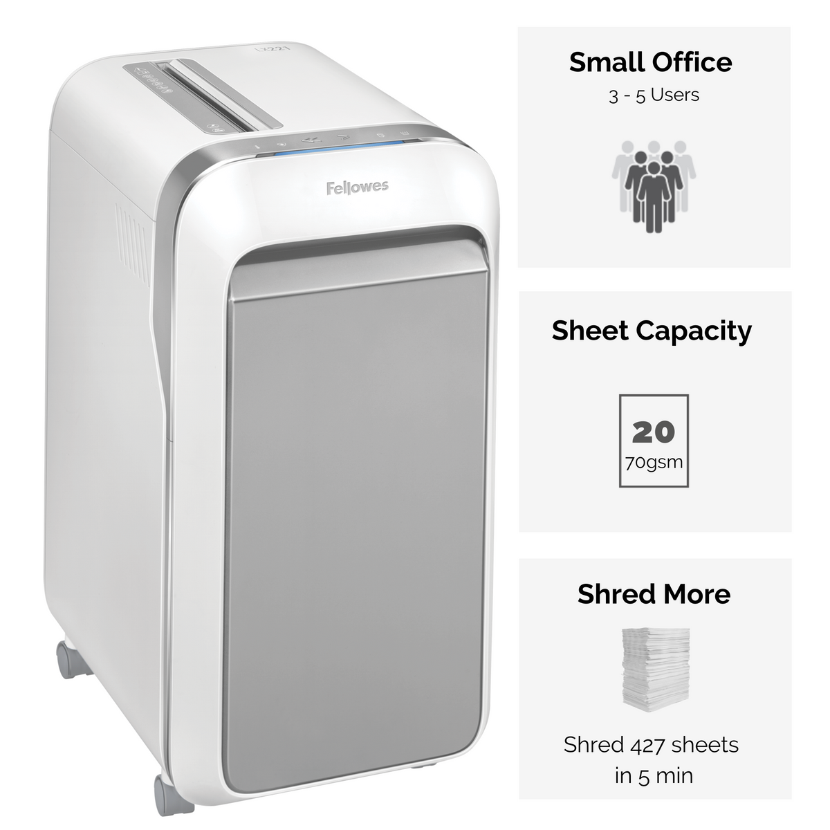 Fellowes Dokumentförstörare LX221