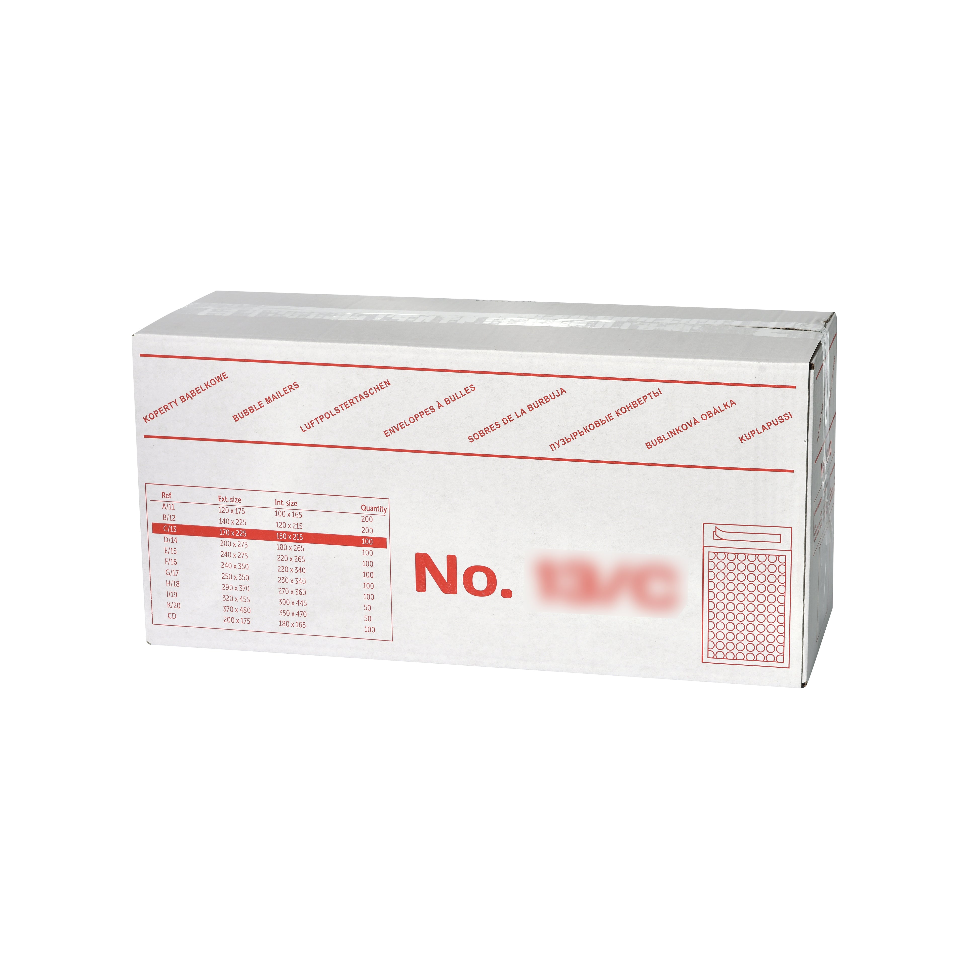 Grippie Bubbelkuvert Air 13/C 170 × 225 100-pack Vit