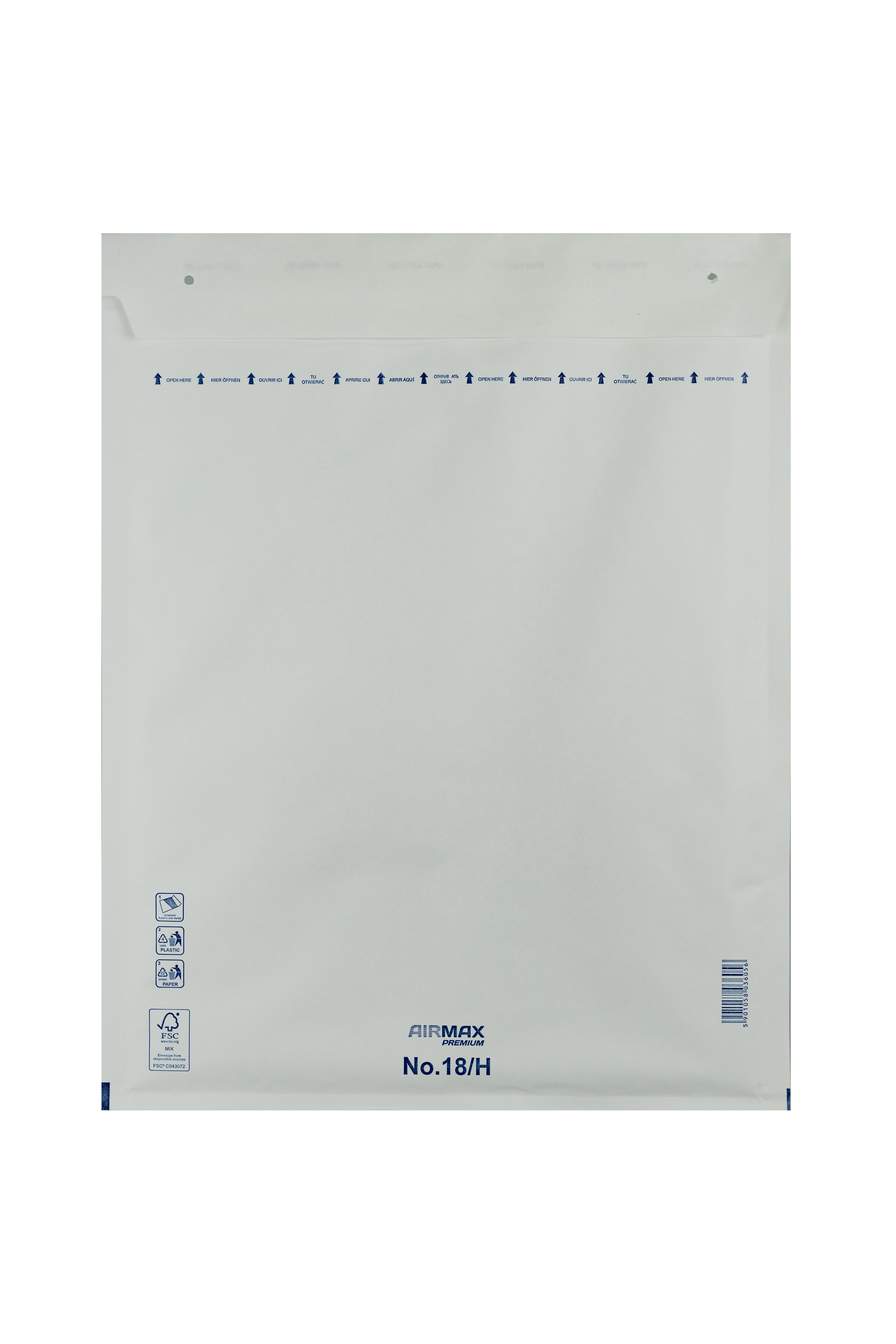 Grippie Bubbelkuvert Air 18/H 290 × 370 100-pack Vit