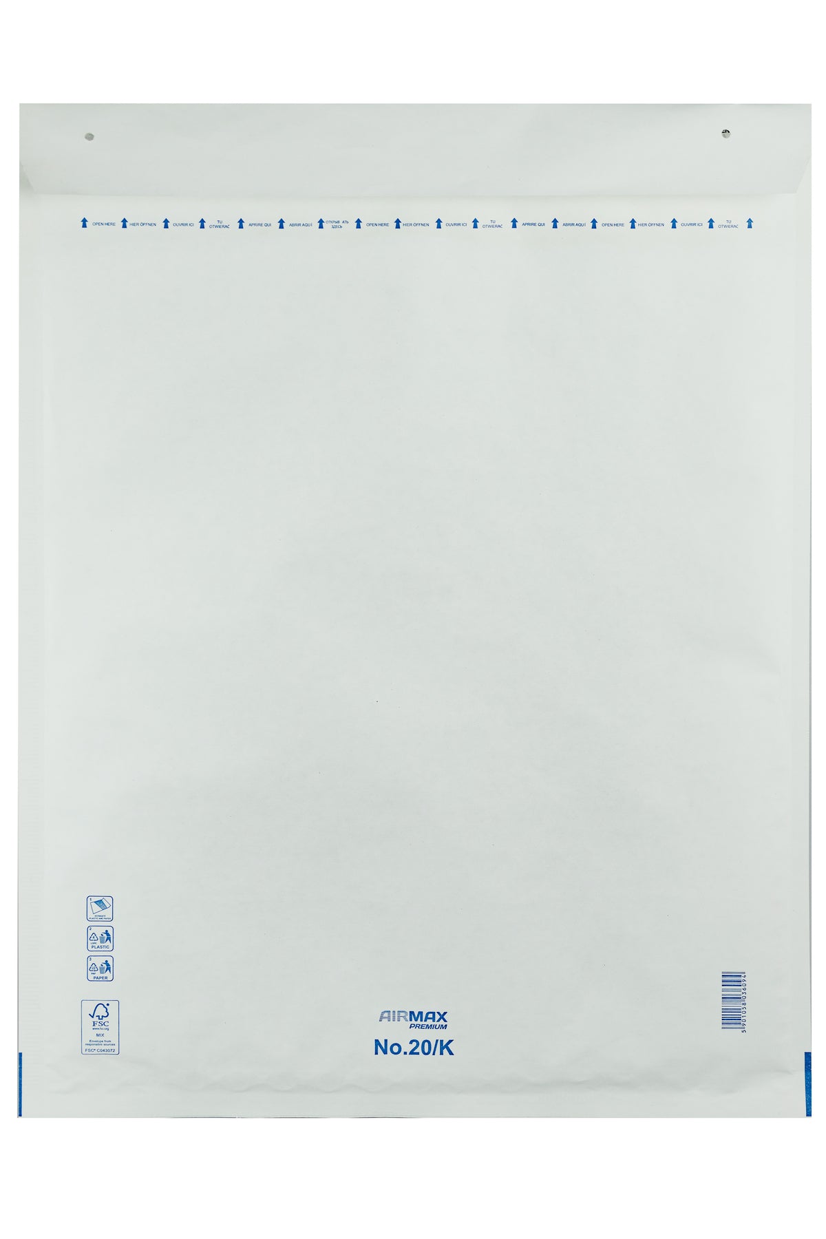 Grippie Bubbelkuvert Air 20/K 370 × 480 50-pack Vit