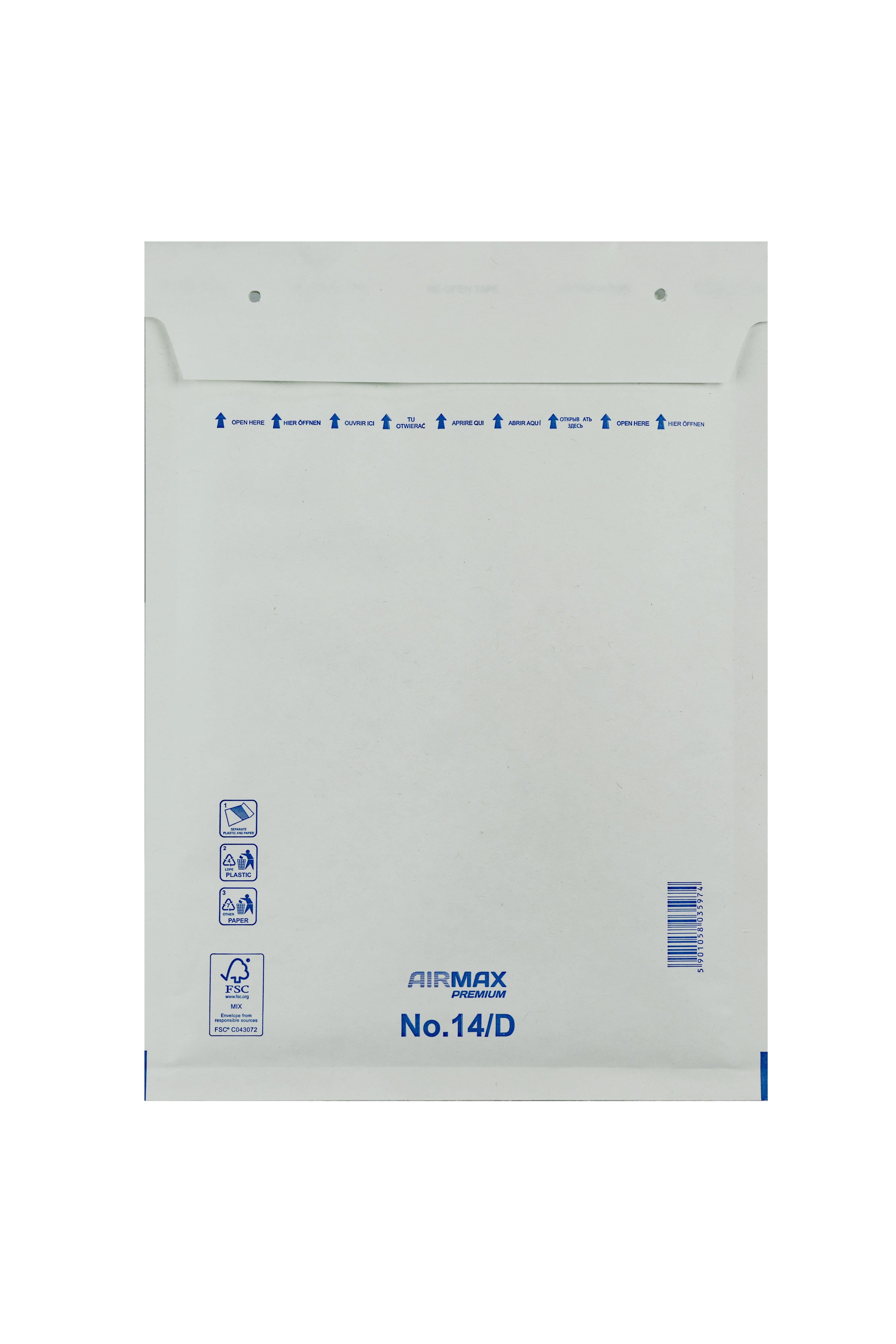 Grippie Bubbelkuvert Air 14/D 200 × 275 100-pack Vit