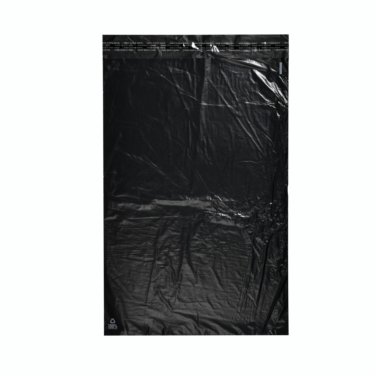 Grippie Postpåse 100% Återvunnen Enkel Limremsa 100-pack – Svart – 400 × 600 mm