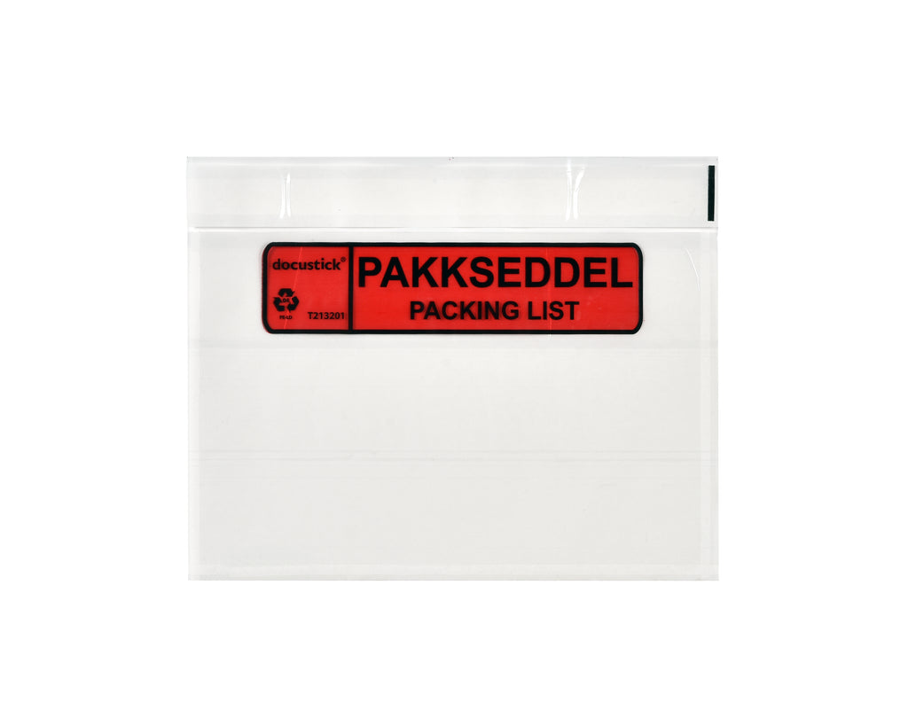 Docustick Packsedel C6 Med Tryck 1000st NO/EN