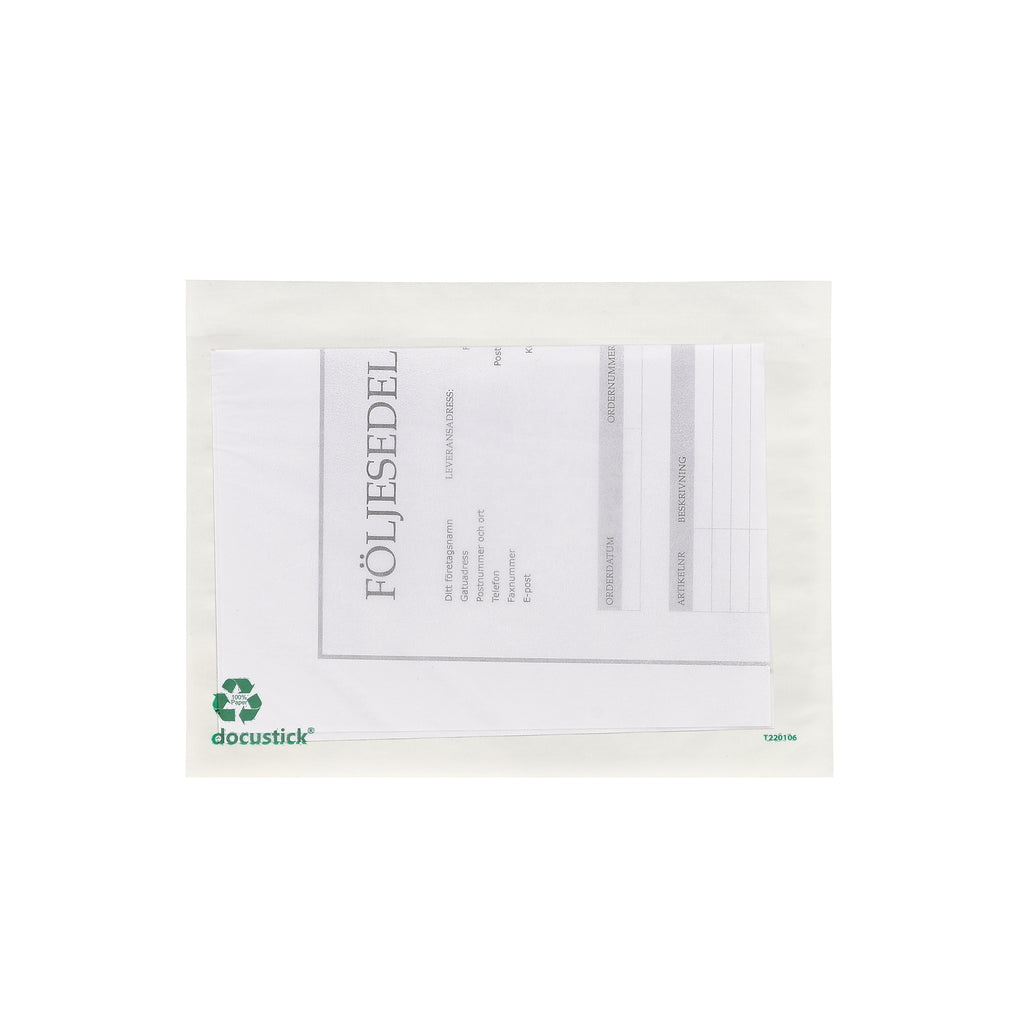Grippie Packsedelskuvert Papper Utan Tryck 1000-pack