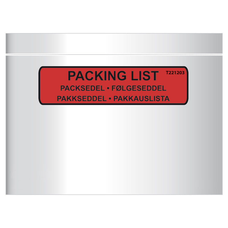 Grippie Packsedelskuvert Standard Med Tryck 1000-pack – C6