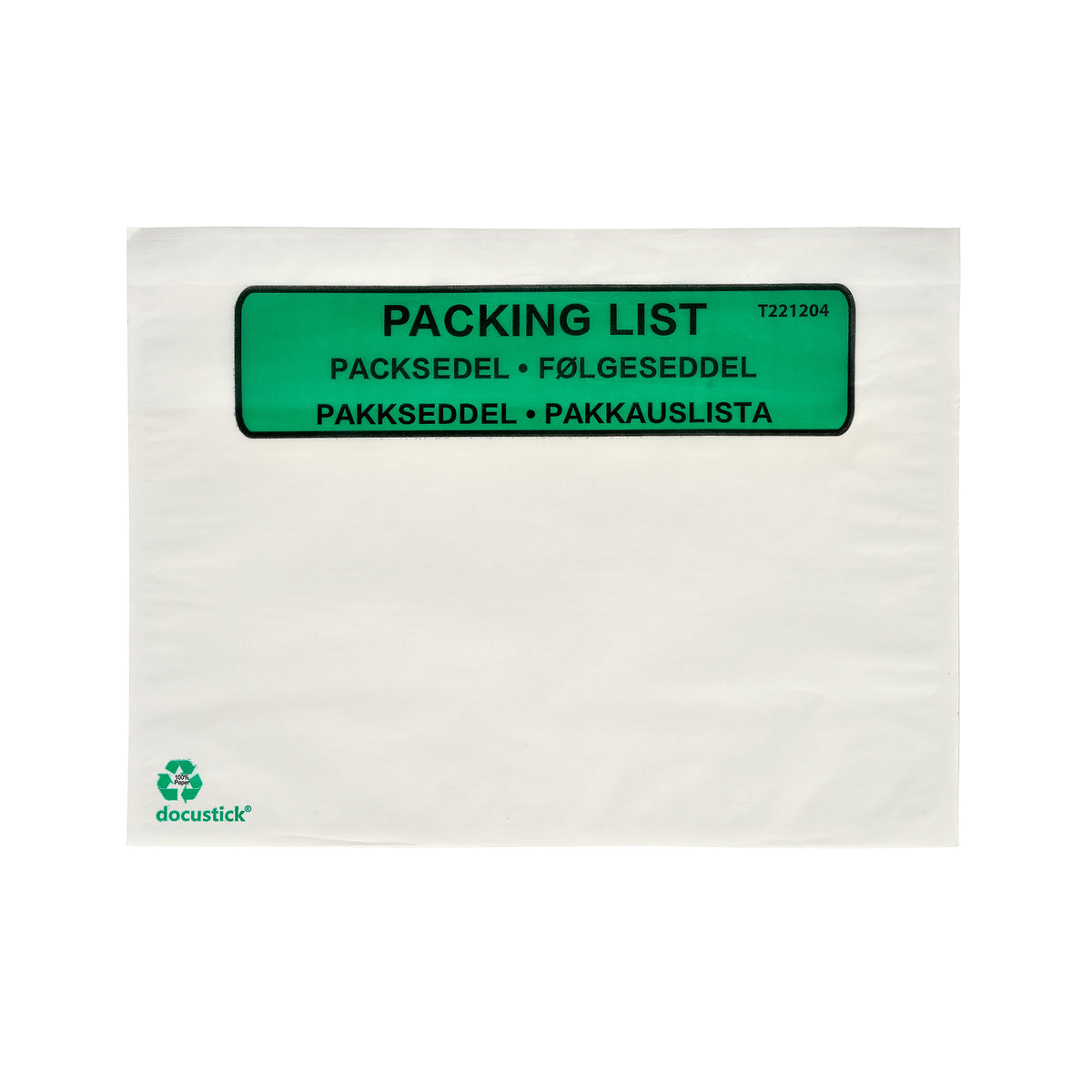 Grippie Packsedelskuvert Papper Med Tryck 1000-pack – C5