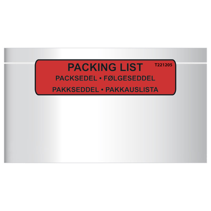 Grippie Packsedelskuvert Standard Med Tryck 1000-pack – C65