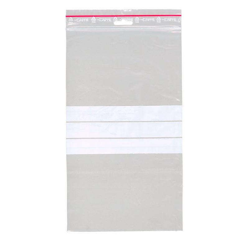 Grippie Blixtlåspåsar Nr-77 175 × 300 mm Med Skrivfält