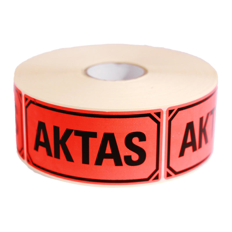 Grippie Varningsetikett Aktas