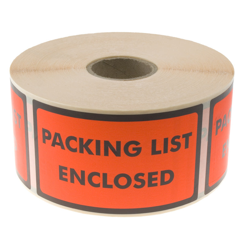 Grippie Varningsetikett Packing List Enclosed