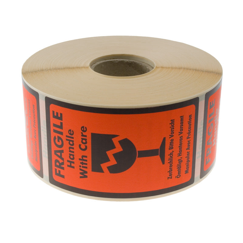 Grippie Varningsetikett Fragile Handle With Care