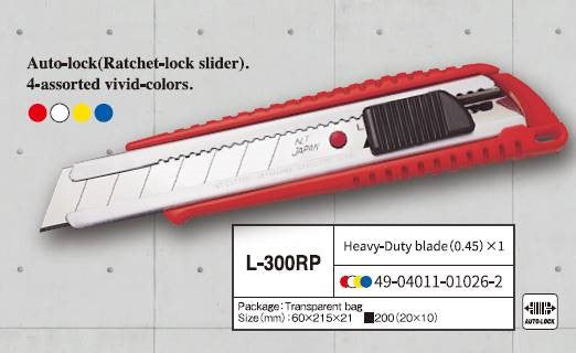 NT Cutter® Brytkniv L-300RP 18 mm