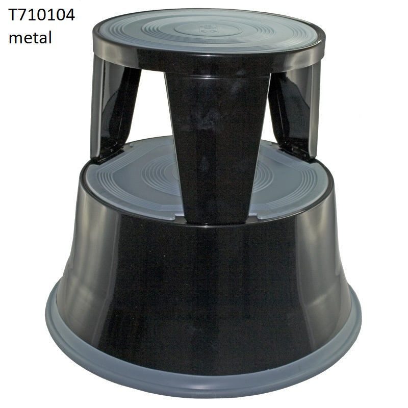 Stegpall Metall – Svart