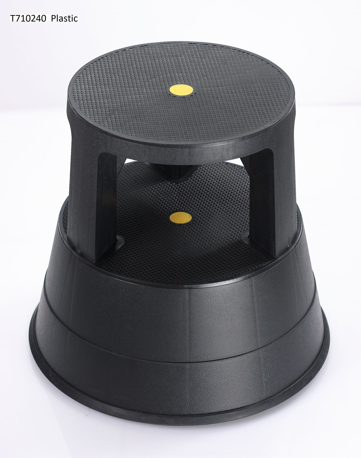Stegpall Plast – Svart