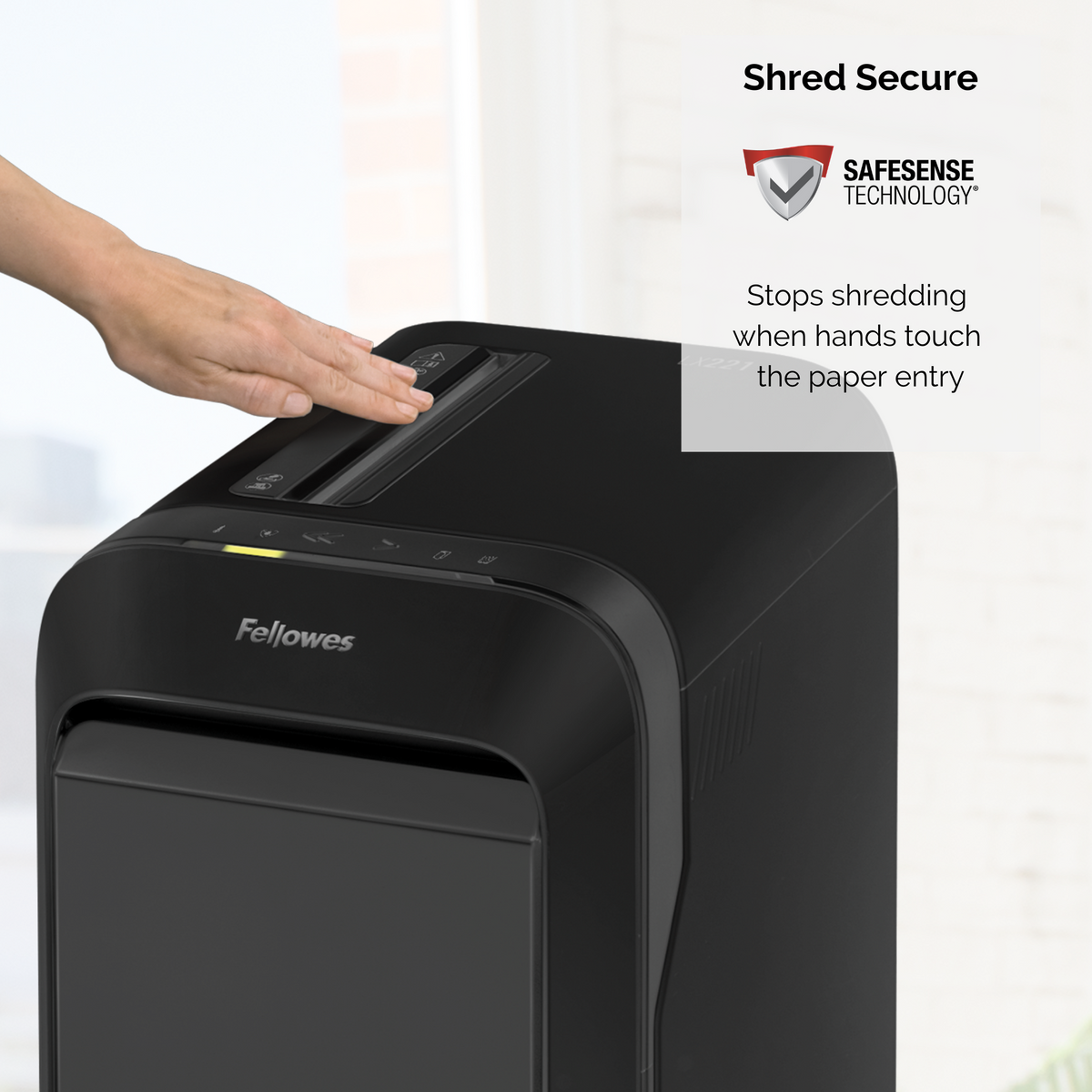 Fellowes Dokumentförstörare LX221 – Svart