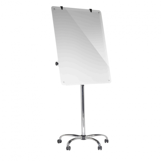 Glastavla Flipover 106 × 75 cm Magnetisk Vit