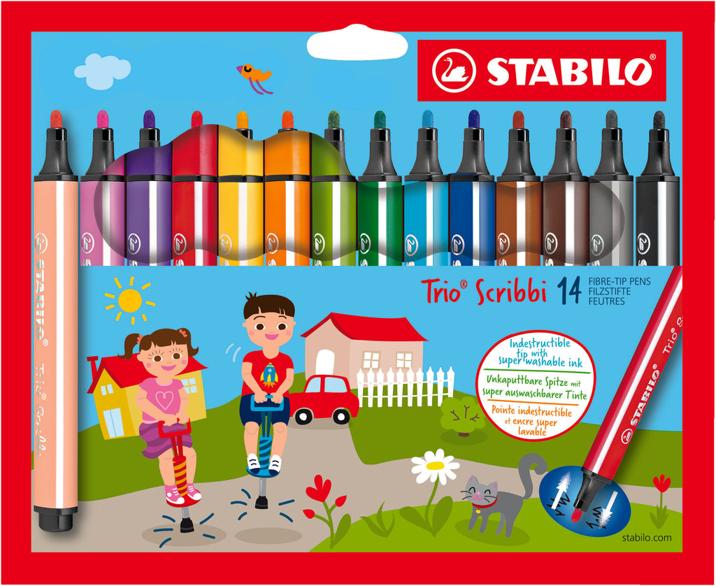 STABILO Trio Scribbi 14-pack