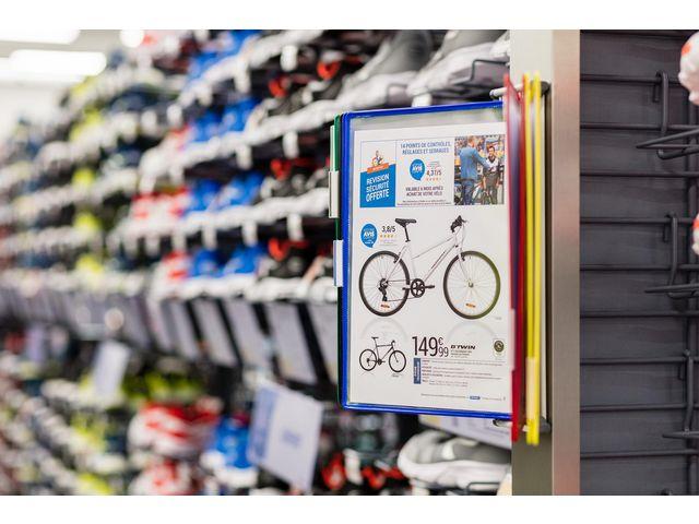 DJOIS Tarifold Magnetisk Väggdisplay A4 10 Ramar Sorterade Färger